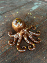 Load image into Gallery viewer, Oliver the Octopus Bookshelf Buddy in Resin ,BRONZE
