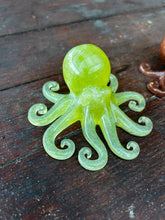 Load image into Gallery viewer, Oliver the Octopus Bookshelf Buddy, GLITTER LEMON
