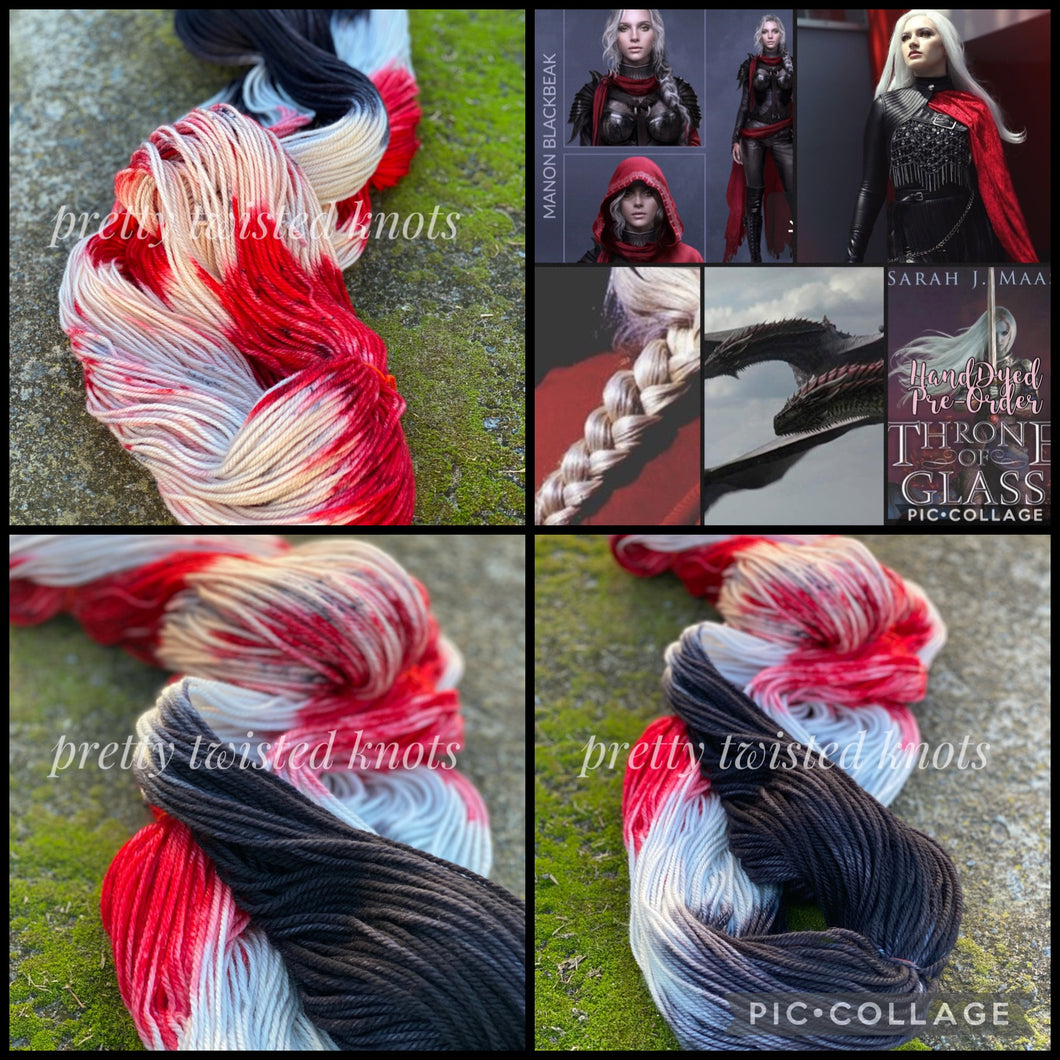 “Manon”, Throne of Glass Collection , CUSTOM ORDER, 200g skein