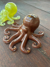 Load image into Gallery viewer, Oliver the Octopus Bookshelf Buddy in Resin ,BRONZE
