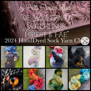 HandDyed Sock Yarn Club 2024,      3MONTHS SUBSCRIPTION