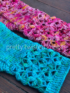 “Candy for Bees”, Fingerless Mitts CROCHET PATTERN