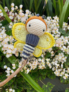 “Brimstone Butterfly”, CUSTOM Order Crochet