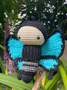 “Ulysses Butterfly”, CUSTOM  Order Crochet