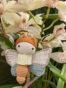“Golden Daydream Moth”, CUSTOM Order Crochet