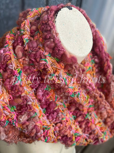 Into the Anemone, Crochet Cowl PATTERN.