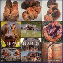 Load image into Gallery viewer, Hippopotamus, DYE ME DEADLY, Custom dyed yarn
